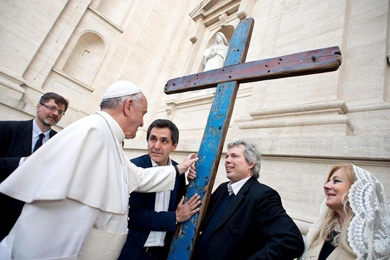 EuropaPress 1562754 cruz lampedusa enviada papa francisco llega diocesis coria caceres EuropaPress 1562754 cruz lampedusa enviada papa francisco llega diocesis coria caceres