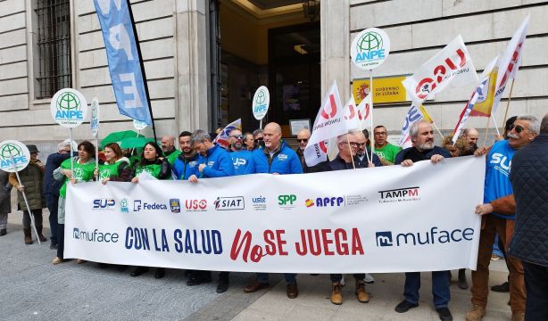 Funcionarios mutualistas vuelven a movilizarse por Muface: "Pedimos una solución real e inmediata"