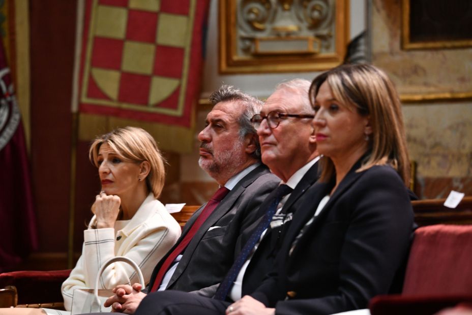 Famosos en la investidura de Fernando Ónega como Académico de Honor de la RAED