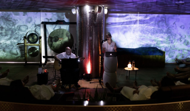 Música en directo y poesía, protagonistas del nuevo taller wellness de relajación de Caldea