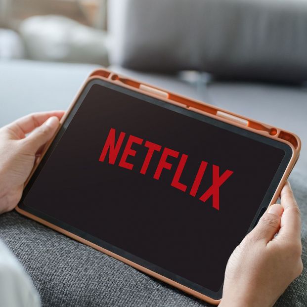 bigstock Woman Watching Netflix On Ipad 372491581