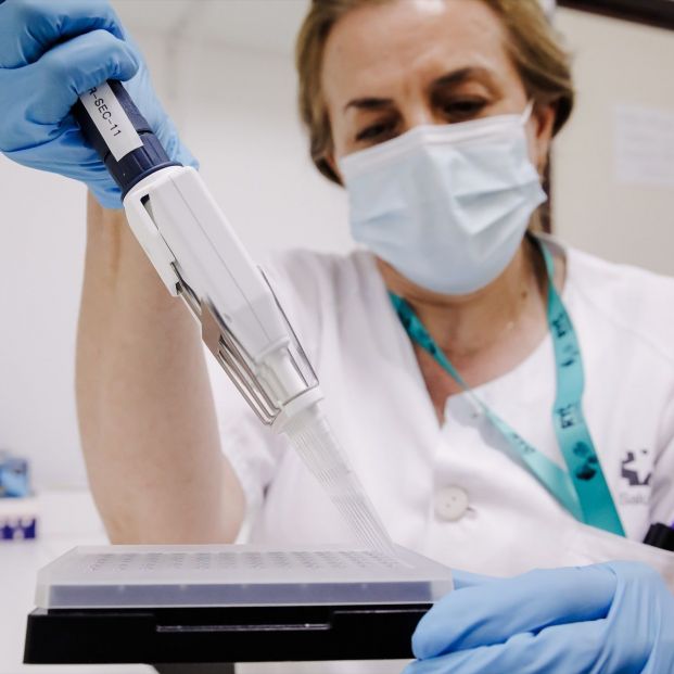 EuropaPress 4487176 tecnico laboratorio prepara pcr analisis viruela mono hospital ramon cajal