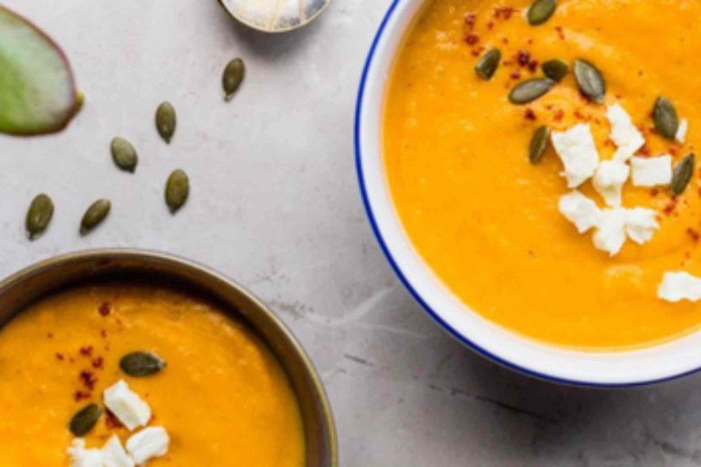 Crema de zanahoria y naranja