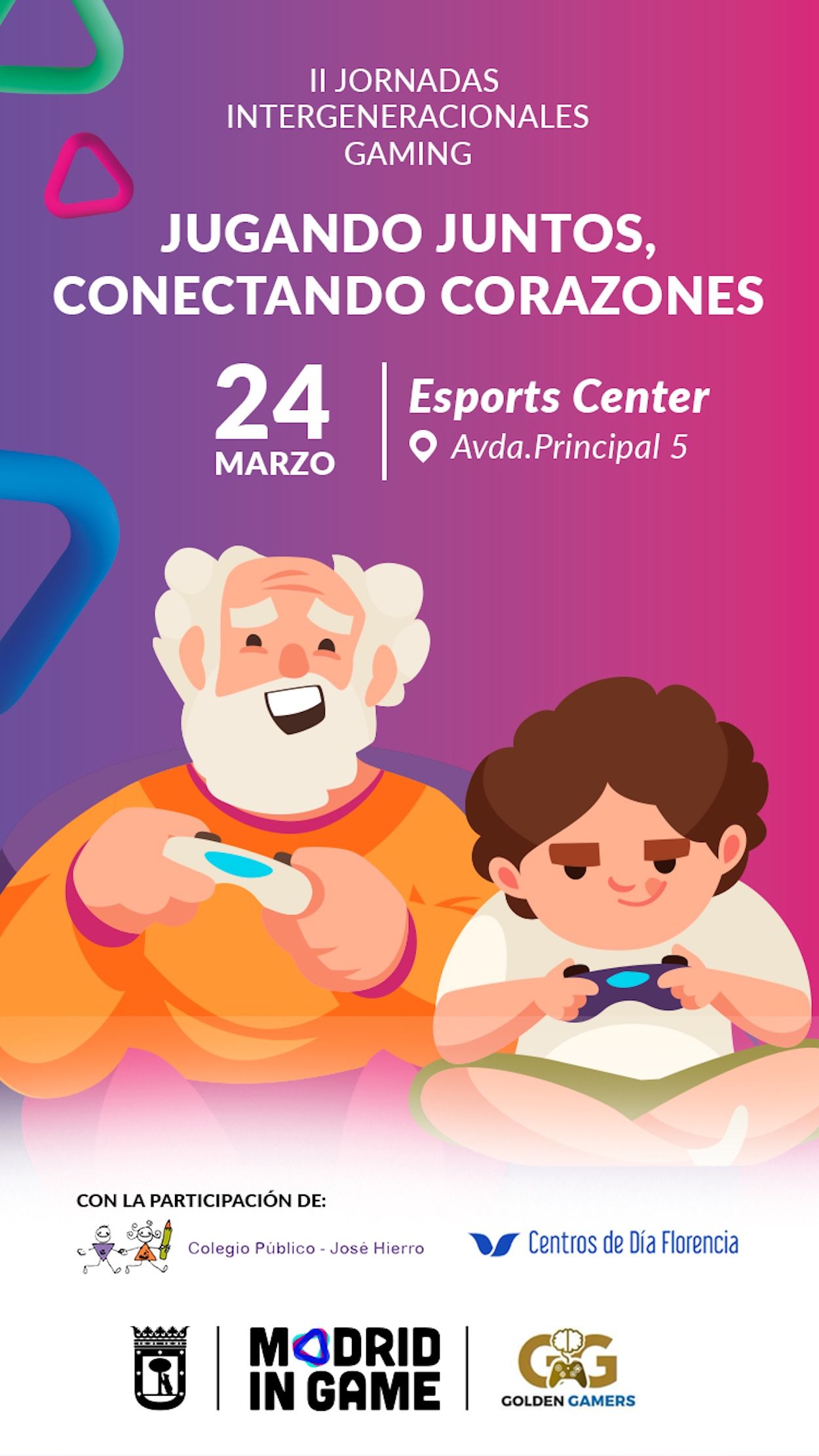 II Jornadas Intergeneracionales Gaming. Jugando juntos conectando corazones 1