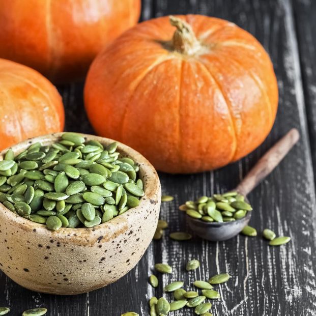 Componentes y propiedades de las pipas de calabaza (Bigstock) Componentes y propiedades de las pipas de calabaza (Bigstock)