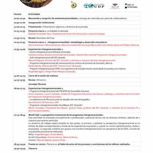 Programa de 'Para, entre, con todas las edades' Programa de 'Para, entre, con todas las edades'