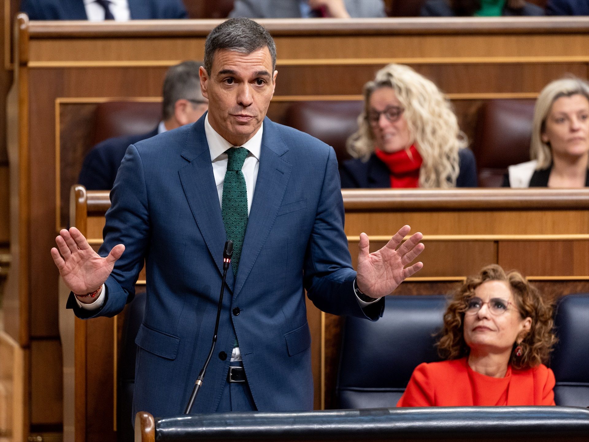 EuropaPress 6605860 presidente gobierno pedro sanchez interviene sesion control gobierno