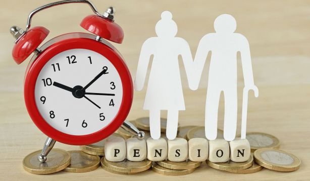bigstock The Word Pension Written With  273752446