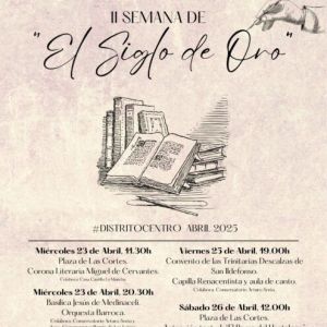 EuropaPress 6617089 cartel semana cultural siglo oro 2025