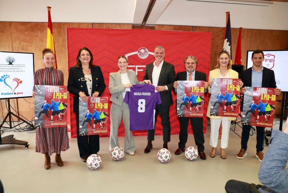 La liga de fútbol a pie para mayores de 60 años echa a andar en Baleares