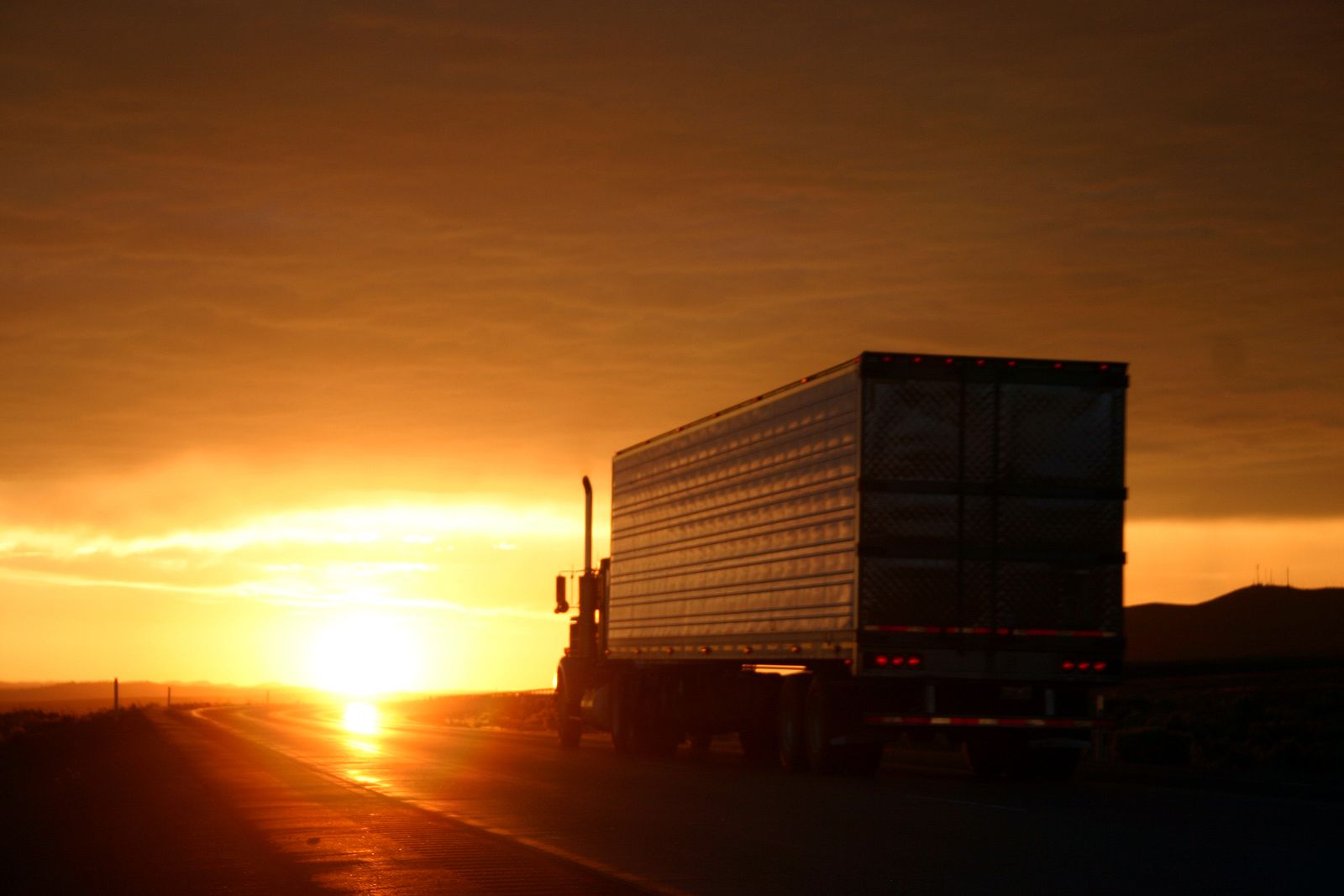 bigstock Truck Sunset 1238291