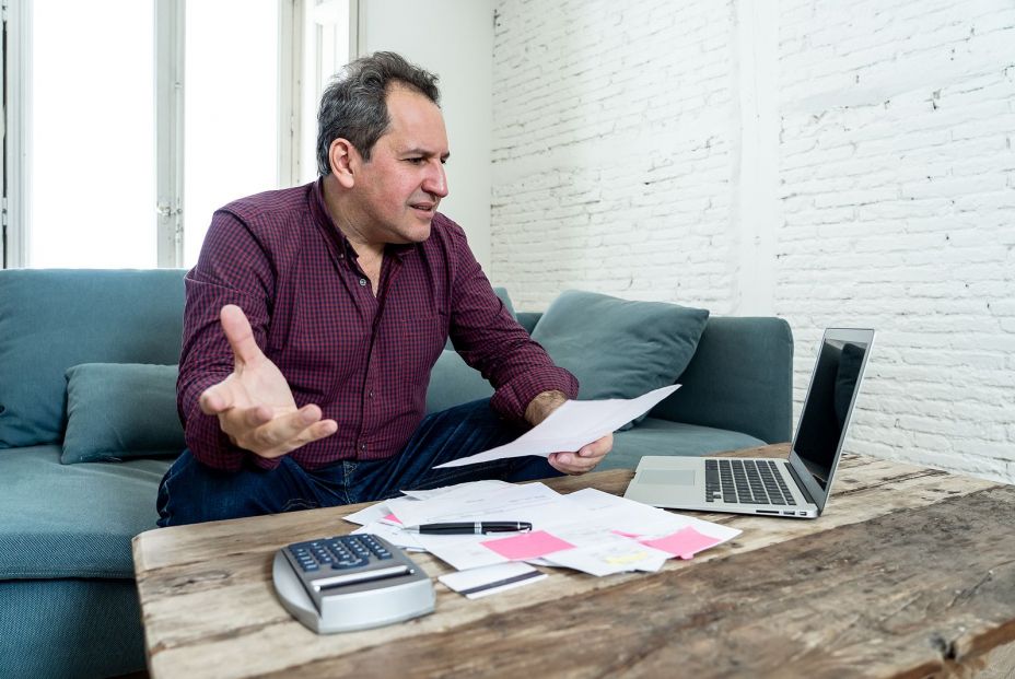 bigstock Upset Middle Aged Man Stressed 290527969