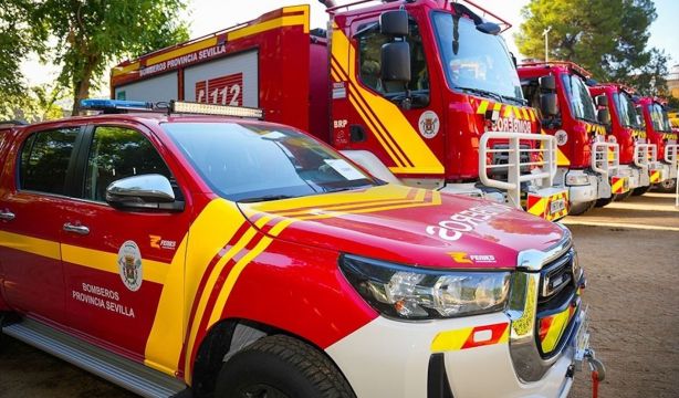 Un herido en el incendio en una residencia de mayores de La Campana (Sevilla)