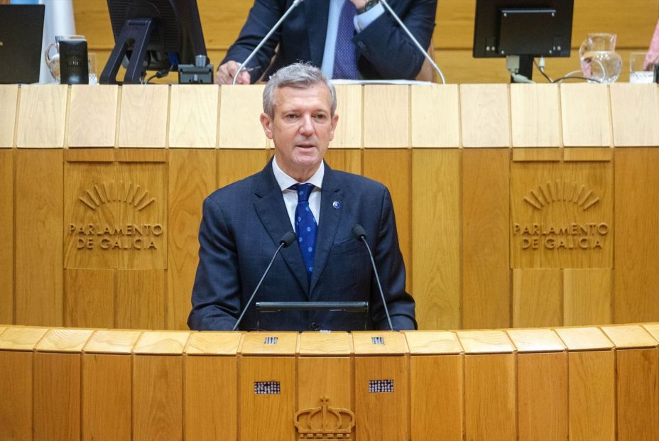 Alfonso Rueda, presidente de la Xunta de Galicia