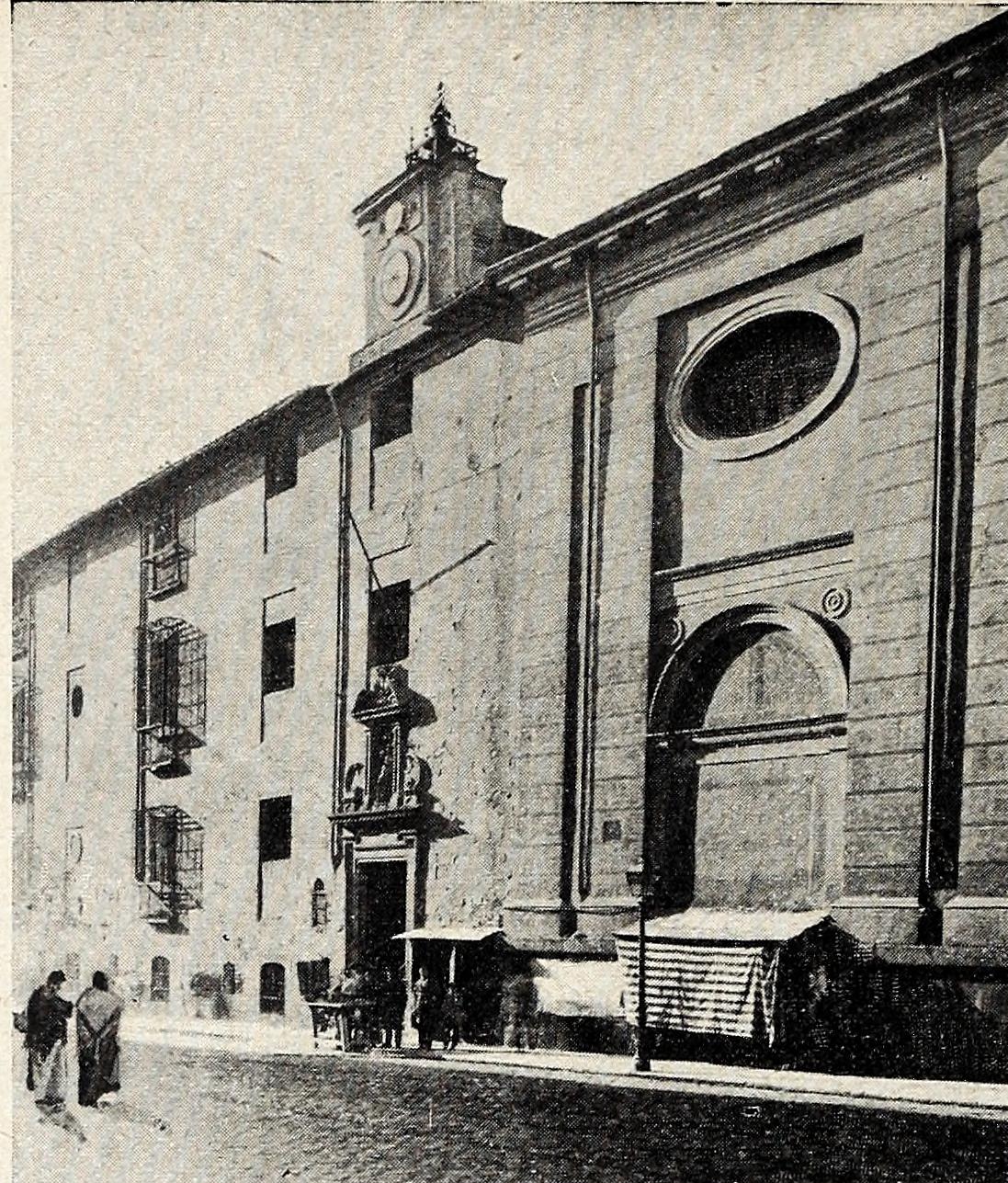 1897 10 02, Blanco y Negro, El nuevo hospital de San Juan de Dios, Irigoyen (cropped) Fachada del antiguo hospital