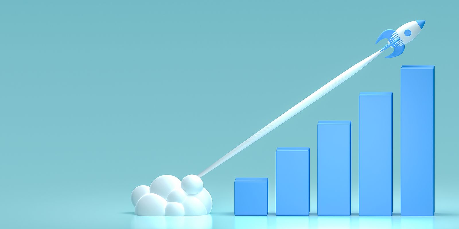 bigstock Reactive Rapid Growth Of Econo 456291557