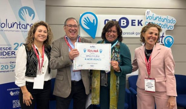 Nagusilan, galardonada con el premio al mejor proyecto de voluntariado corporativo (Nagusilan)