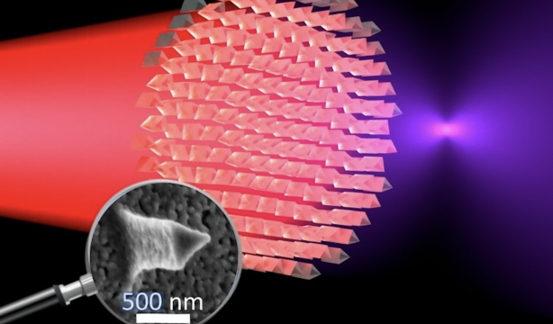 Crean una lente ultrafina que convierte luz infrarroja en visible: "Es magia"