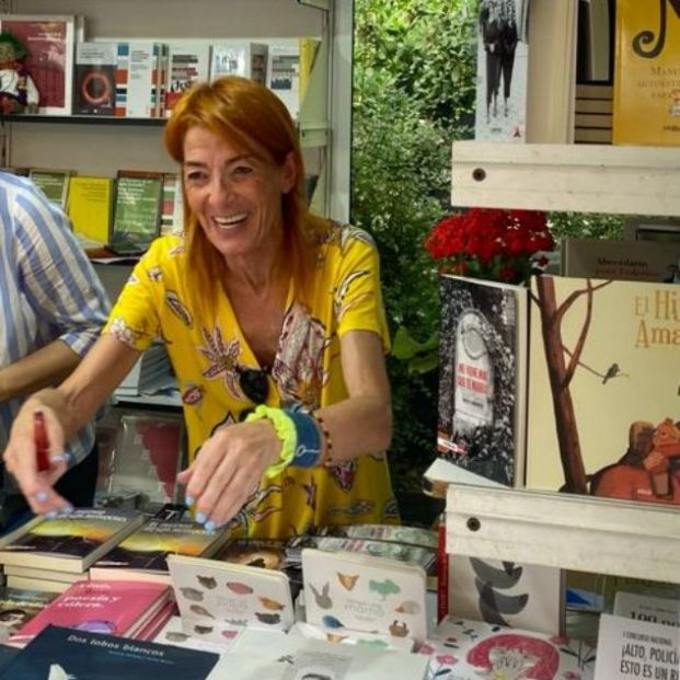 Maite Cabrerizo en la Feria del Libro