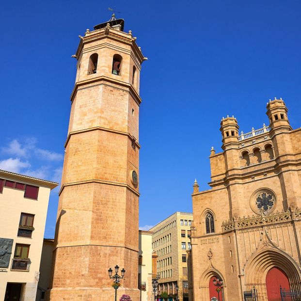 bigstock Castellon el Fadri gothic belf 237801394