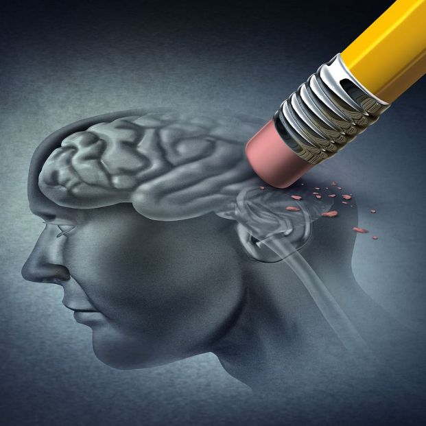 bigstock Concept Of Memory Loss And Dem 245772232