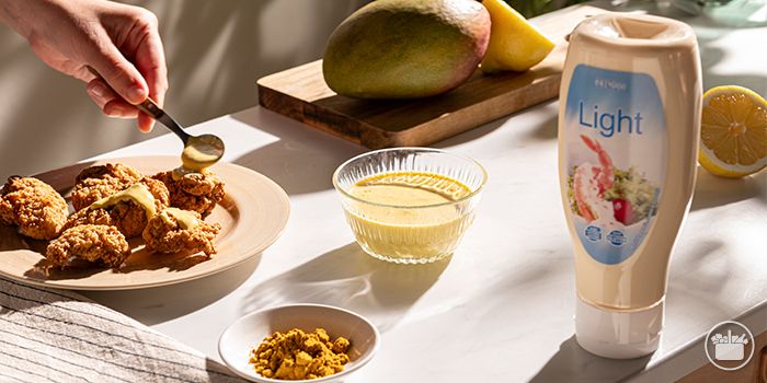 Mercadona. mayonesa de mango y curry