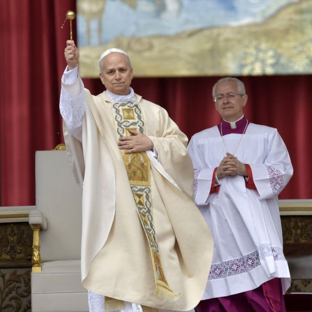 EuropaPress 6730279 papa leon xiv misa inicio pontificado plaza san pedro 17 mayo 2025 ciudad