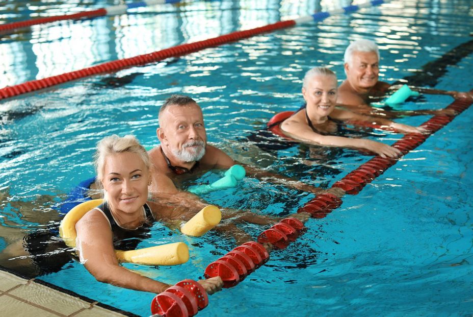 bigstock Sportive Senior People Doing E 257301112