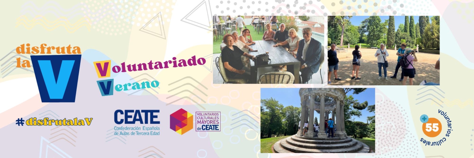 CEATE lanza ‘Disfruta la V: Voluntariado, Verano’ para reconocer la labor de sus voluntarios mayores (CEATE)