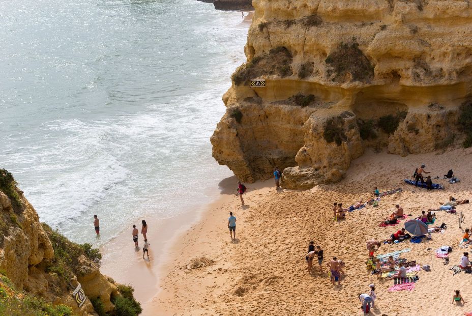 bigstock PRAIA DA MARINHA PORTUGALA 191020552