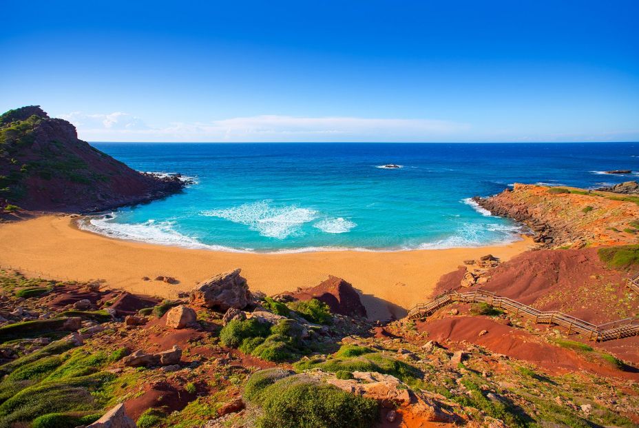 bigstock Cala Pilar beach in Menorca Al 60890699