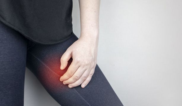 bigstock A Woman Suffers From Pain In T 368675479