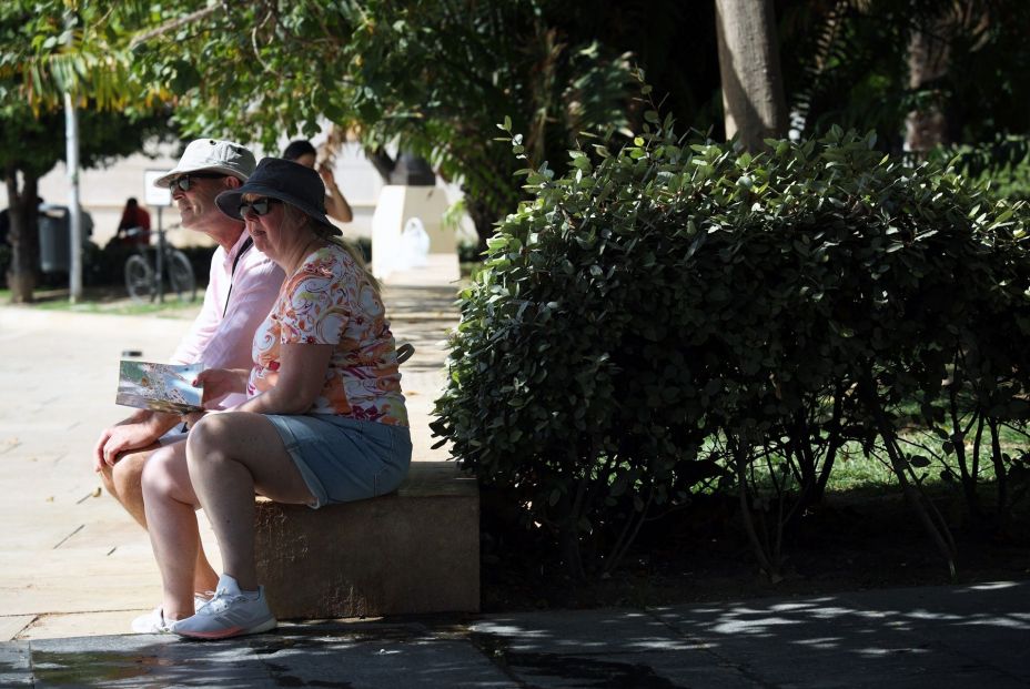 Mayores calle ola de calor