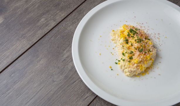 Receta de ensaladilla de garbanzos madrileños con veganesa