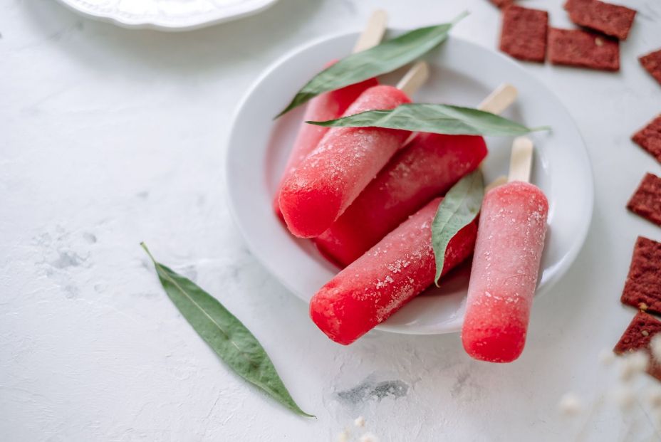 bigstock Pink Fruit Ice Sorbet Close up 372452488