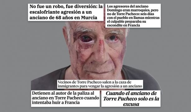 Edadismo mediático: paliza a un ¿anciano de 68 años? en Torre Pacheco