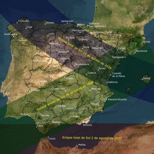 EuropaPress 6832087 instituto geografico nacional lanza web dedicada eclipses seran visibles EuropaPress 6832087 instituto geografico nacional lanza web dedicada eclipses seran visibles