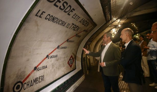 La 'estación fantasma' de Chamberí se someterá a obras de conservación
