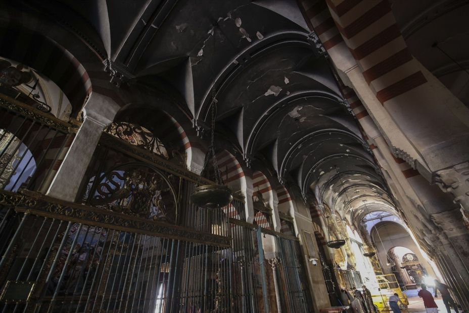 EuropaPress 6896664 interior mezquita catedral cordoba afectado incendio ocurrido pasado