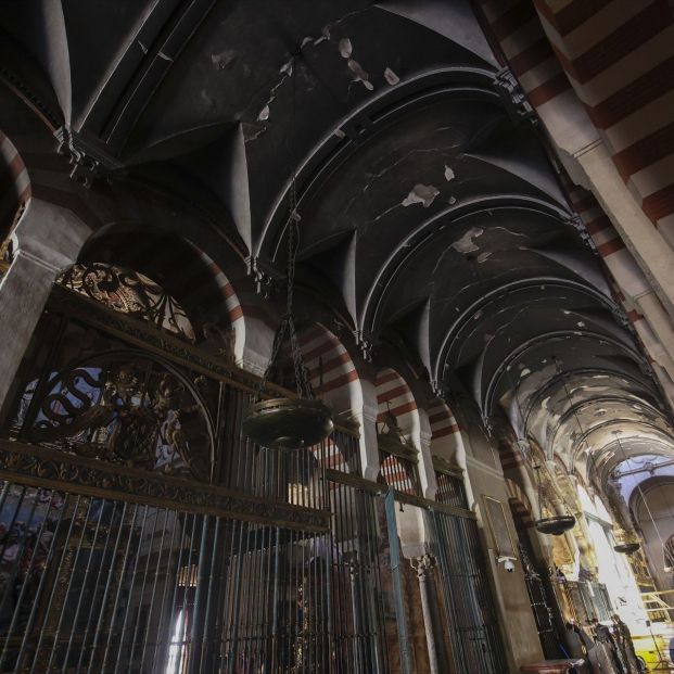 EuropaPress 6896664 interior mezquita catedral cordoba afectado incendio ocurrido pasado EuropaPress 6896664 interior mezquita catedral cordoba afectado incendio ocurrido pasado