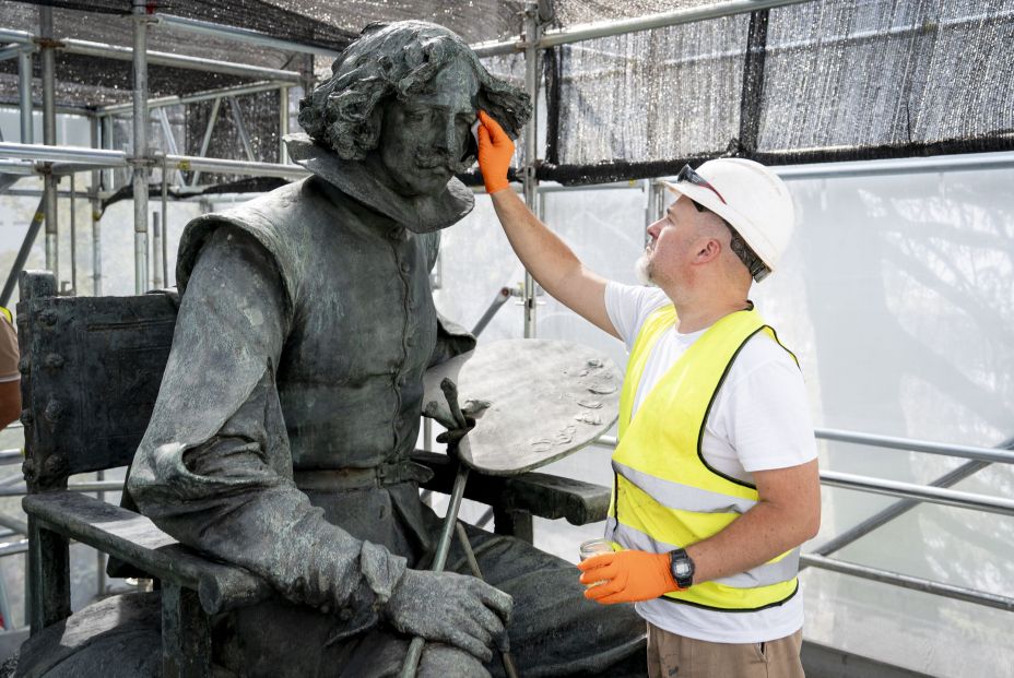 El monumento a Velázquez que volverá a engalanar el Museo de El Prado El monumento a Velázquez que volverá a engalanar el Museo de El Prado