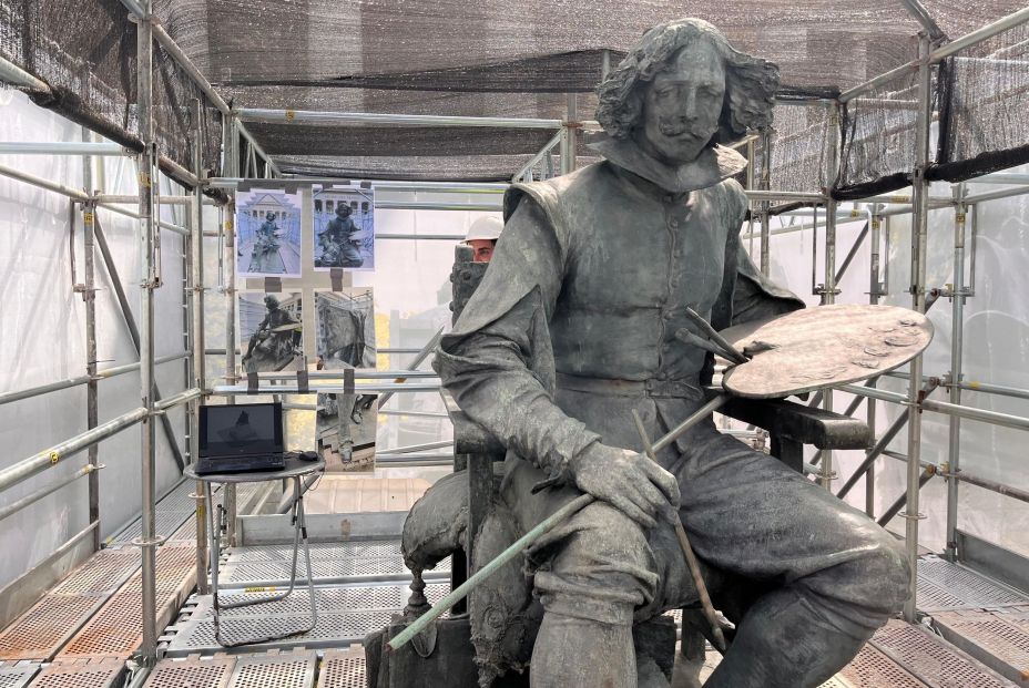 El monumento a Velázquez que volverá a engalanar el Museo de El Prado El monumento a Velázquez que volverá a engalanar el Museo de El Prado