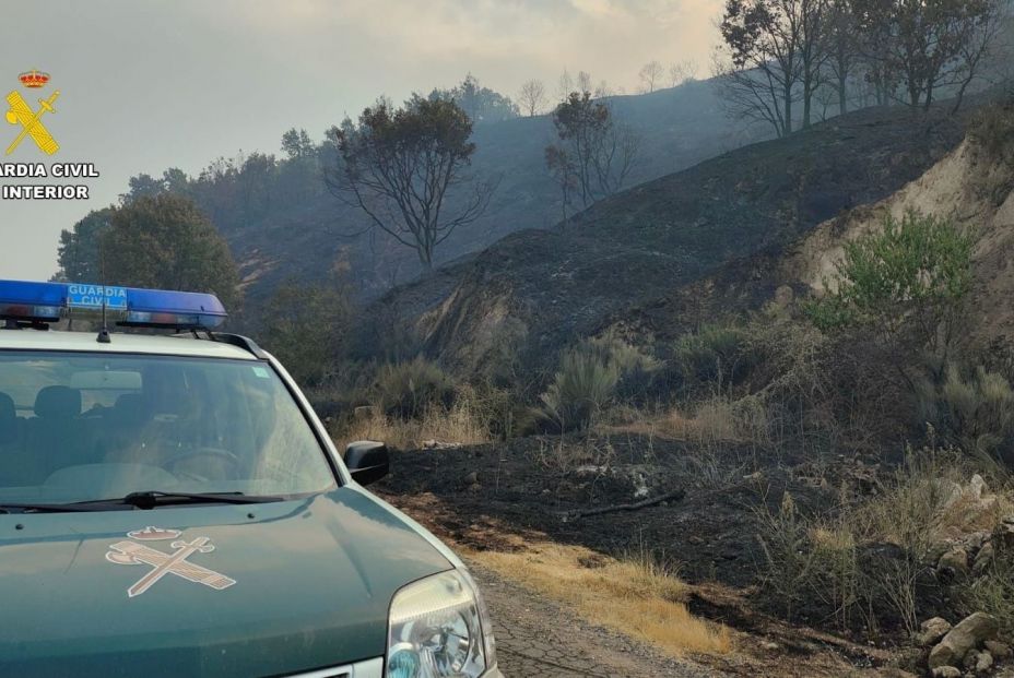 EuropaPress 6900742 guardia civil incendio jarilla caceres