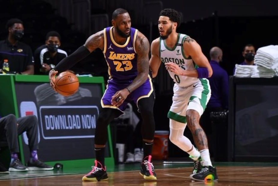 EuropaPress 3541617 lebron james boston celtics los angeles lakers