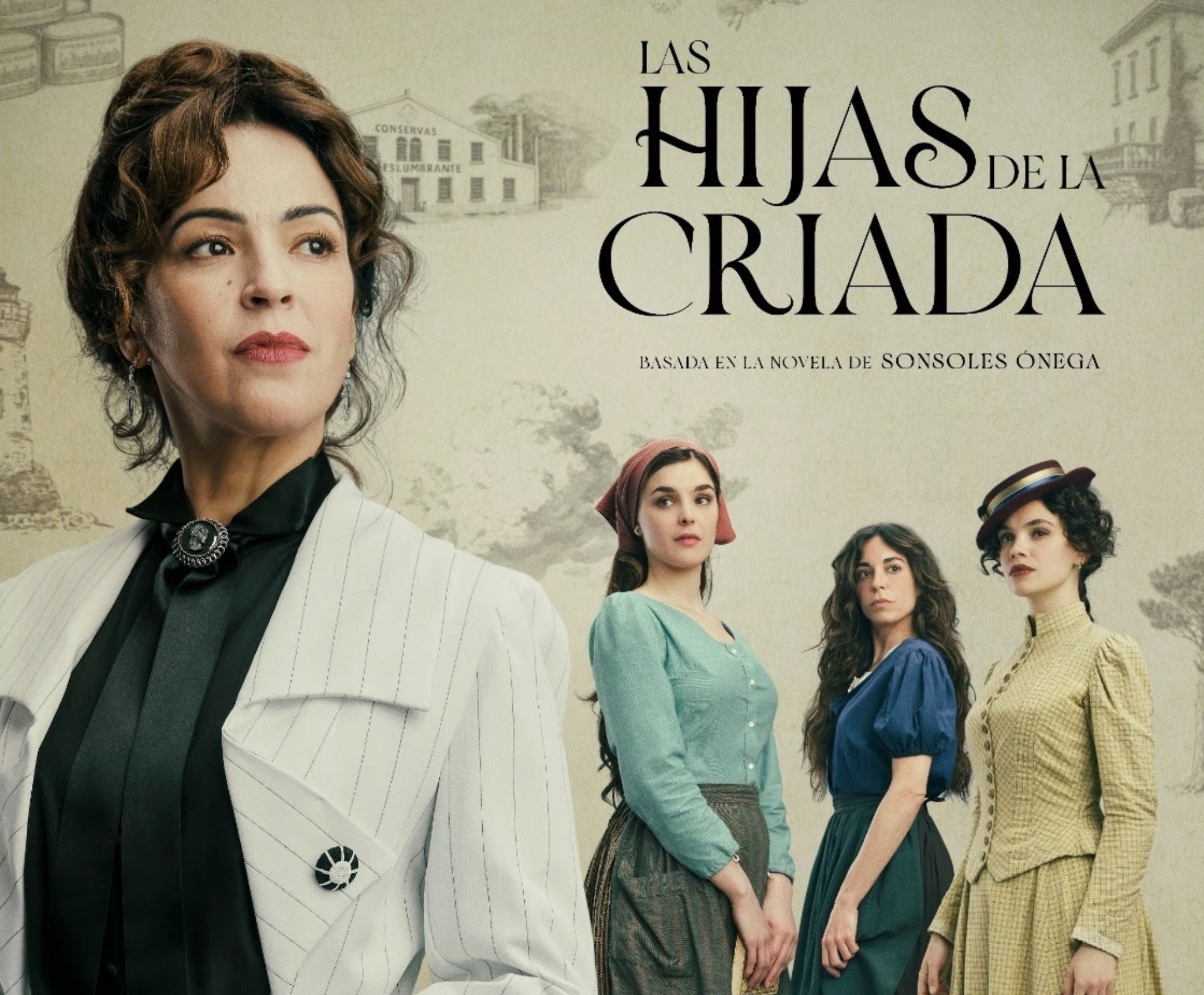 La serie 'Las hija de la criada', la adaptación del libro de Sonsoles Ónega, ya tiene cartel (Planeta / Europa Press)