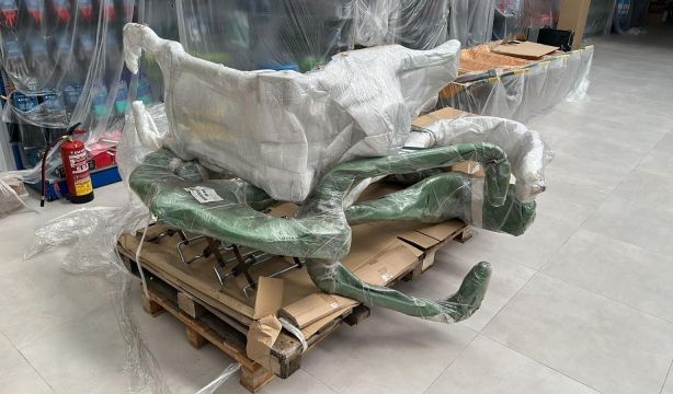 Material adquirido por el Ayuntamiento de Jaén para la nueva zona de ejercicio. (Europa Press)