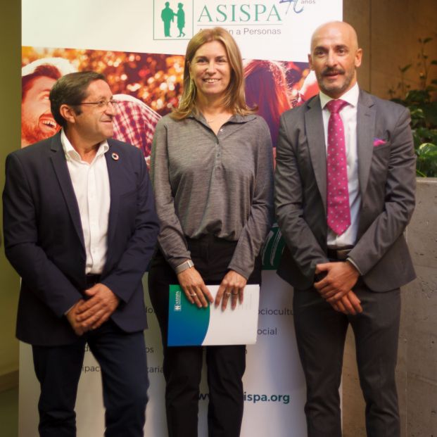 Manuel Martínez Domene (IMSERSO), Elena Sampedro (ASISPA), Jesús Ángel Celada (Mº de Sanidad)