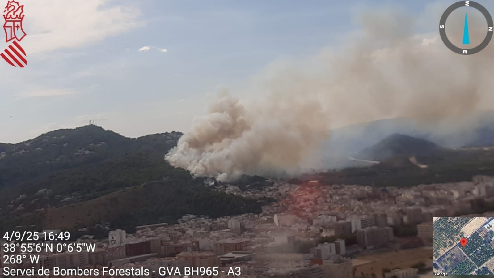 EuropaPress 6933334 emergencias establece situacion peif incendio vegetacion oliva valencia