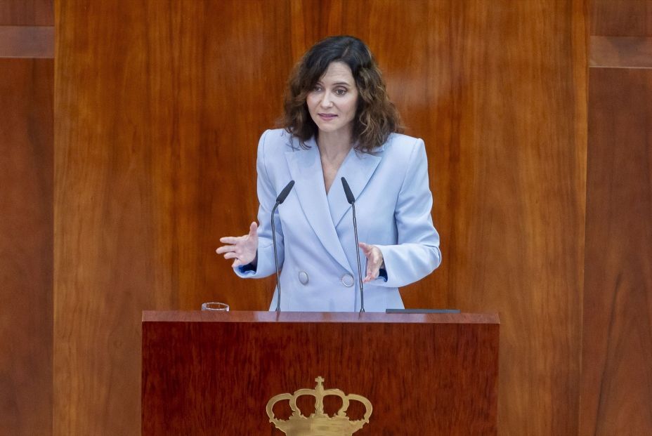 EuropaPress 6946362 presidenta comunidad madrid isabel diaz ayuso interviene debate estado