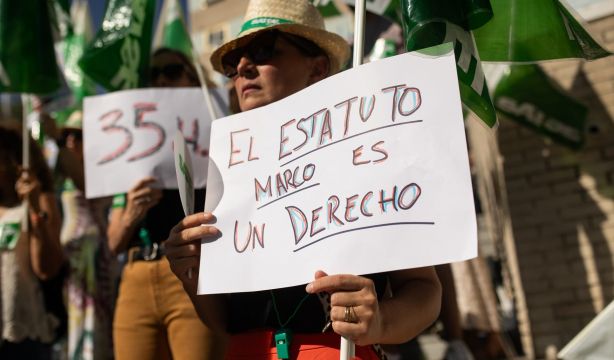 Protestas en hospitales de toda España por el Estatuto Marco, que no incluye jubilación anticipada
